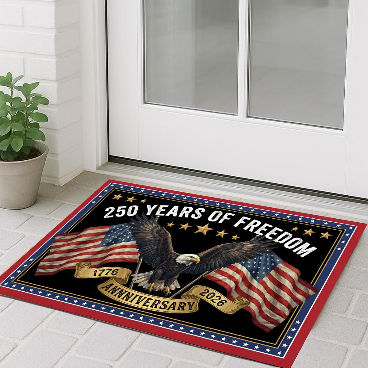Apear1 17x29 inches fits standard doors without interfering with opening.
