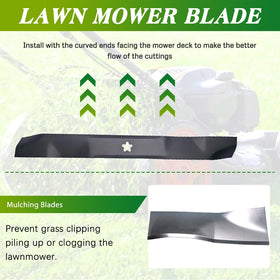 Apeixoto 134149 blade fitting on 42 inch deck for Husqvarna
