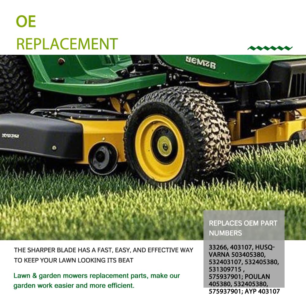 Apeixoto 65Mn steel blades with heat treatment for durable mowing performance