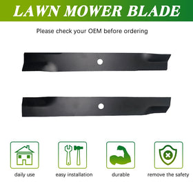 Apeixoto OE replacement blades 110-6837-03 fit Toro 50-inch Timecutter models.