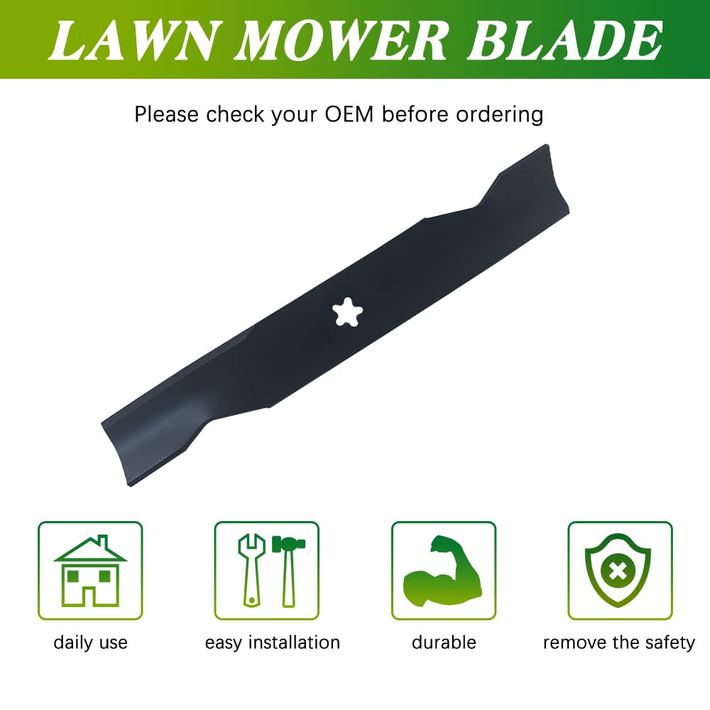 Apeixoto Z248F 48-inch blade cutting edge enhances mowing precision.