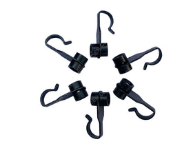 APEX GARDEN 36-pack steel curtain hooks for gazebo, durable support.