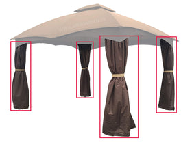 APEX GARDEN fabric detail shows UV-protected polyester for lasting color.