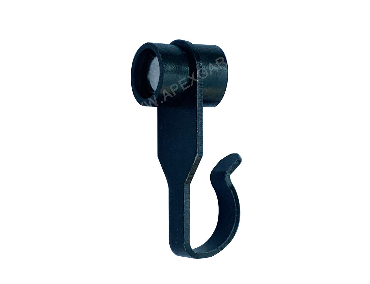 APEX GARDEN rail track hooks, rust-resistant steel for outdoor use.