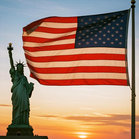 ApexFlutter waterproof all-weather flag suitable for walls or poles