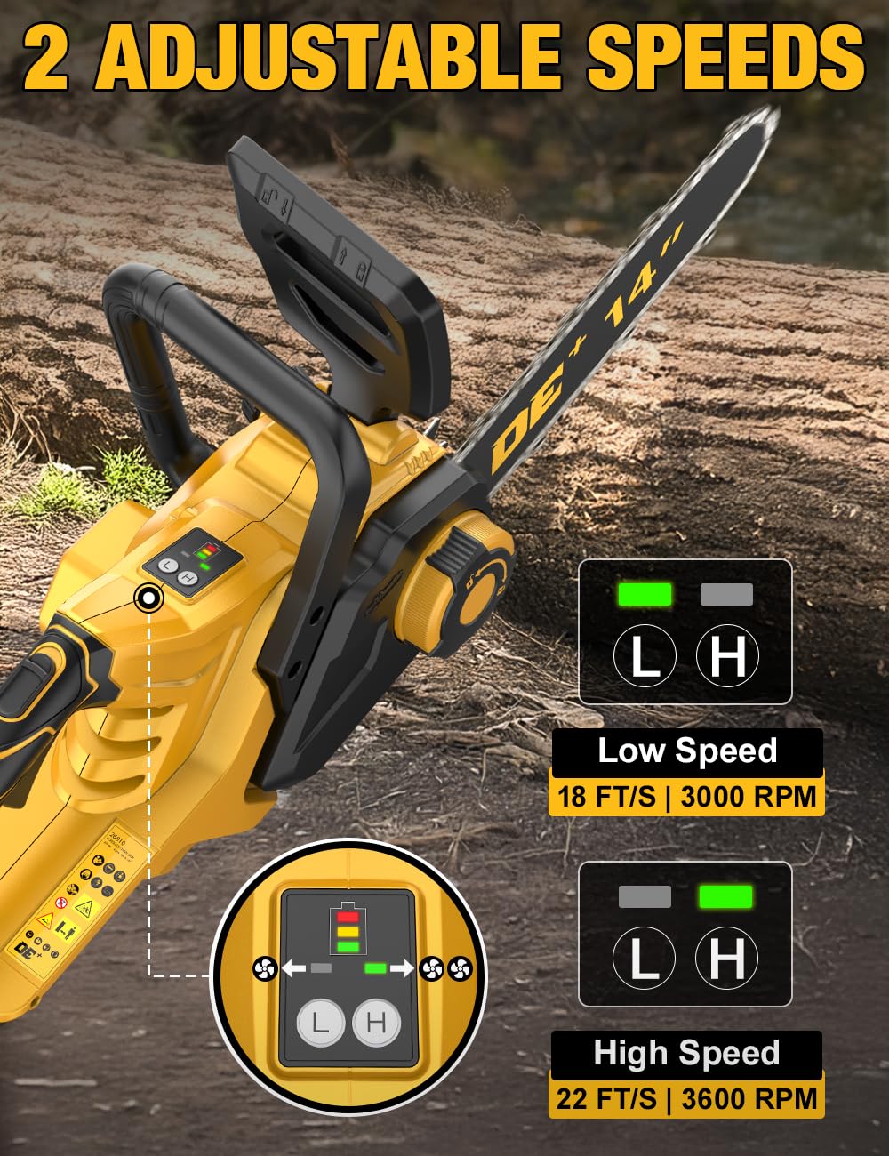 APEXPPOWER quiet operation for comfortable use outdoors