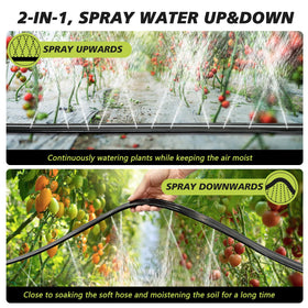 Apgooface sprinkler-soaker hose end caps simplify connecting to another hose.