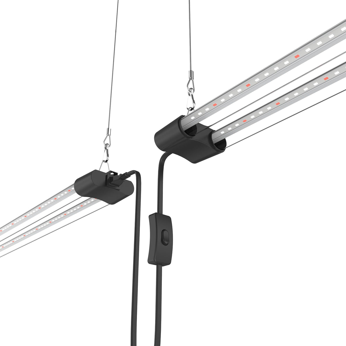 APICDOM grow light linked up to four units for scalable coverage.