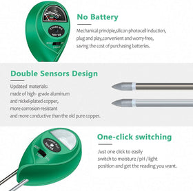 The apine aluminum copper probes offer higher conductivity for faster readings.