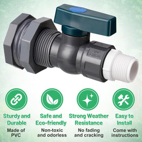 Apipi 3/4-inch adapter keeps hoses compatible with standard fittings.