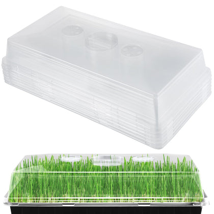 Apipi humidity dome 4in with vents for precise seedling humidity control