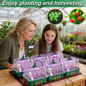 Apipi included tools and labels simplify plant tracking.