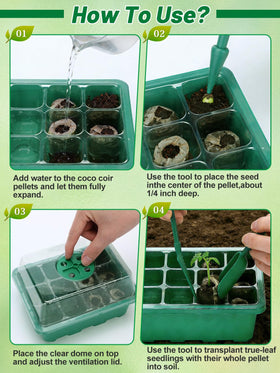 Apipi plant labels to keep seed varieties organized and tracked