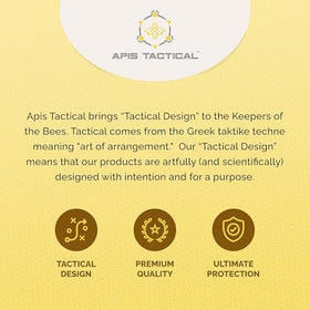 Apis Tactical high dexterity glove for safe manipulation around active bees.