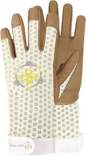 Apis Tactical ventilated back mesh glove for cooler beekeeping.