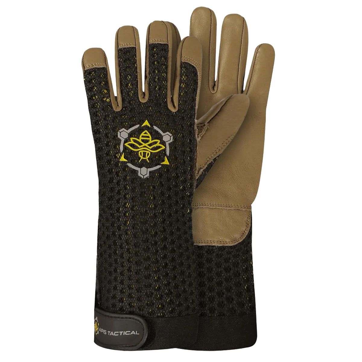 Apis Tactical premium ventilated beekeeping gloves back mesh for cooler hive inspections.