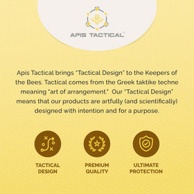 Apis Tactical premium ventilated beekeeping gloves suitable for busy apiaries and professionals.