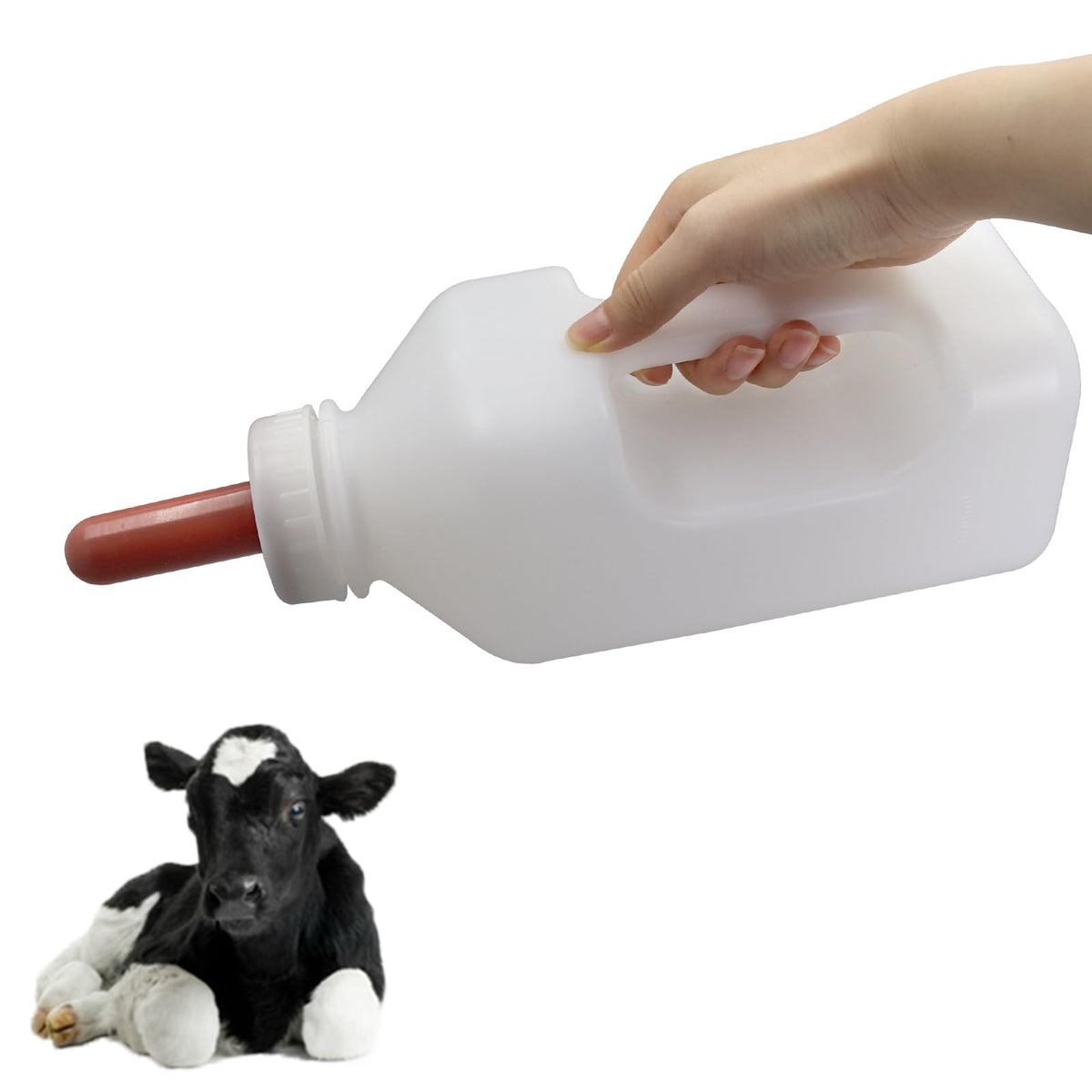 APlayfulBee bottle with clear measurement marks for accurate feeds.