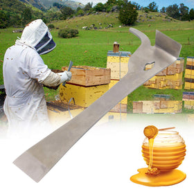 APlayfulBee flat-end scraper targets wax and propolis on hive walls.