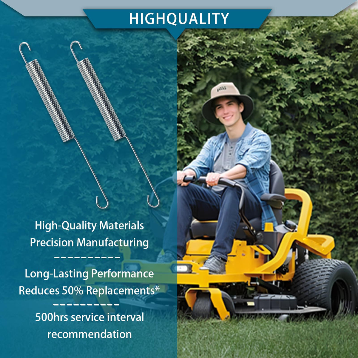 Two-pack value supports multiple replacements across seasons for Cub Cadet mowers.