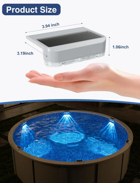 APONUO pool edge LED lighting setup improves safety and aesthetics.