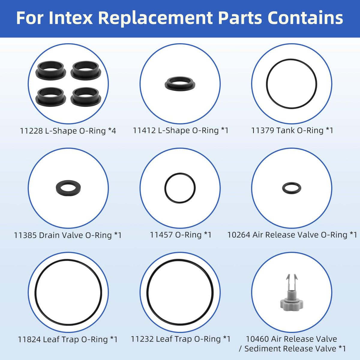Apopip large L-shaped o-ring 11228 reinforces pump seals under pressure