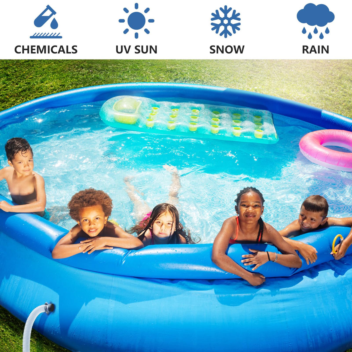 Apopip soft flexible pool hose reduces kinking during maintenance