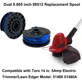 Aporozona auto-feed spool design for effortless line reloading