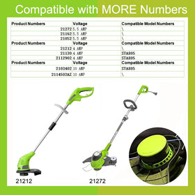 Aporozona Portland 13-inch trimmer spool focused on precise edging