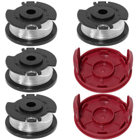 Aporozona replacement spool and trimmer line for Hyper Tough HT21-401-003-02, easy reload.