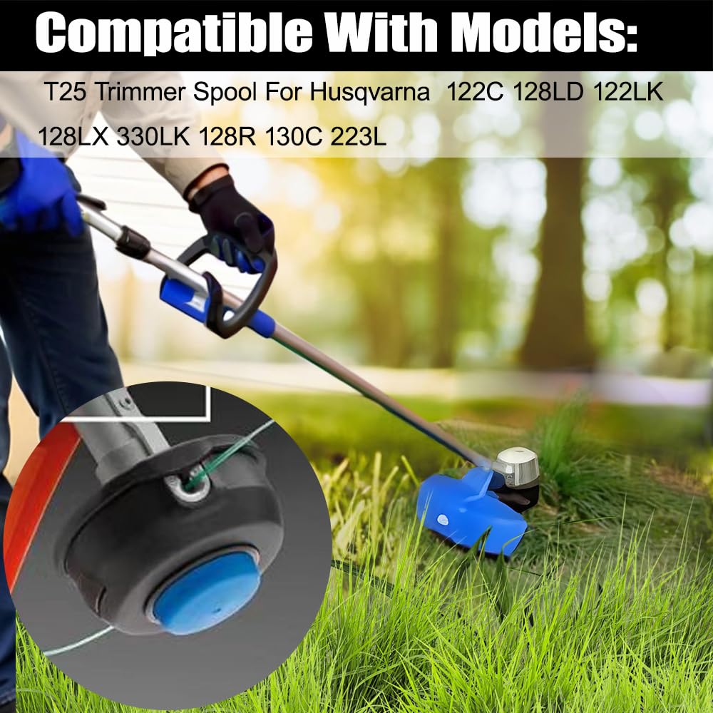 Durable Aporozona spool line for reliable, everyday yard work.
