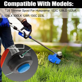 Durable Aporozona spool line for reliable, everyday yard work.