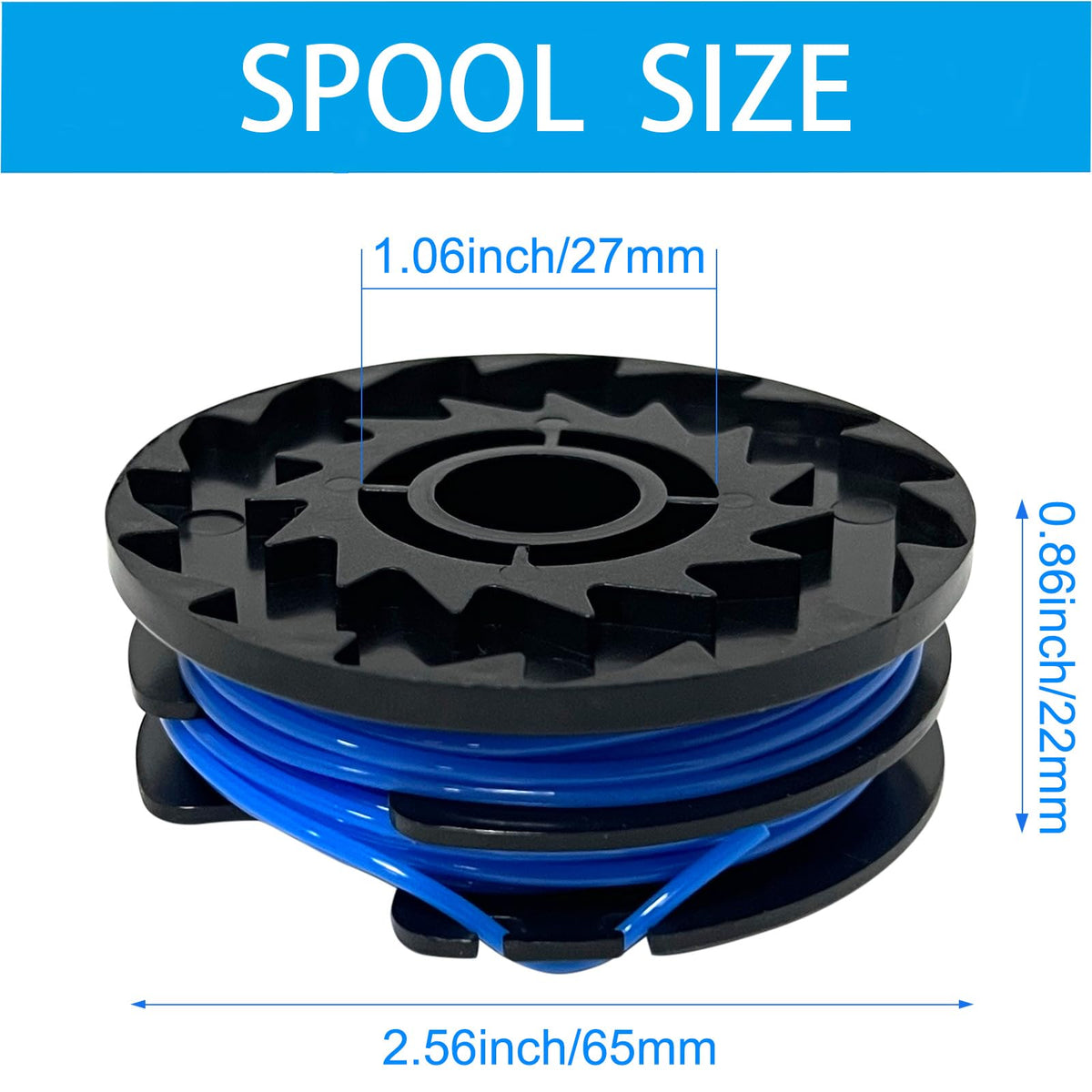 Aporozona 0.065 inch line, 1.65 mm diameter for precise trimming