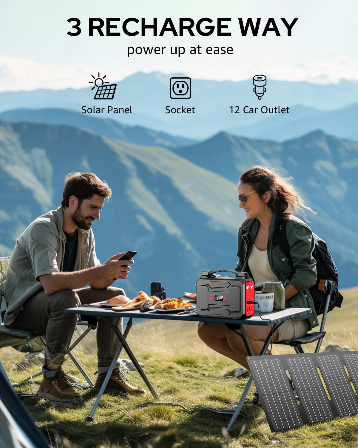 Apowking 146Wh digital display highlights remaining power and status