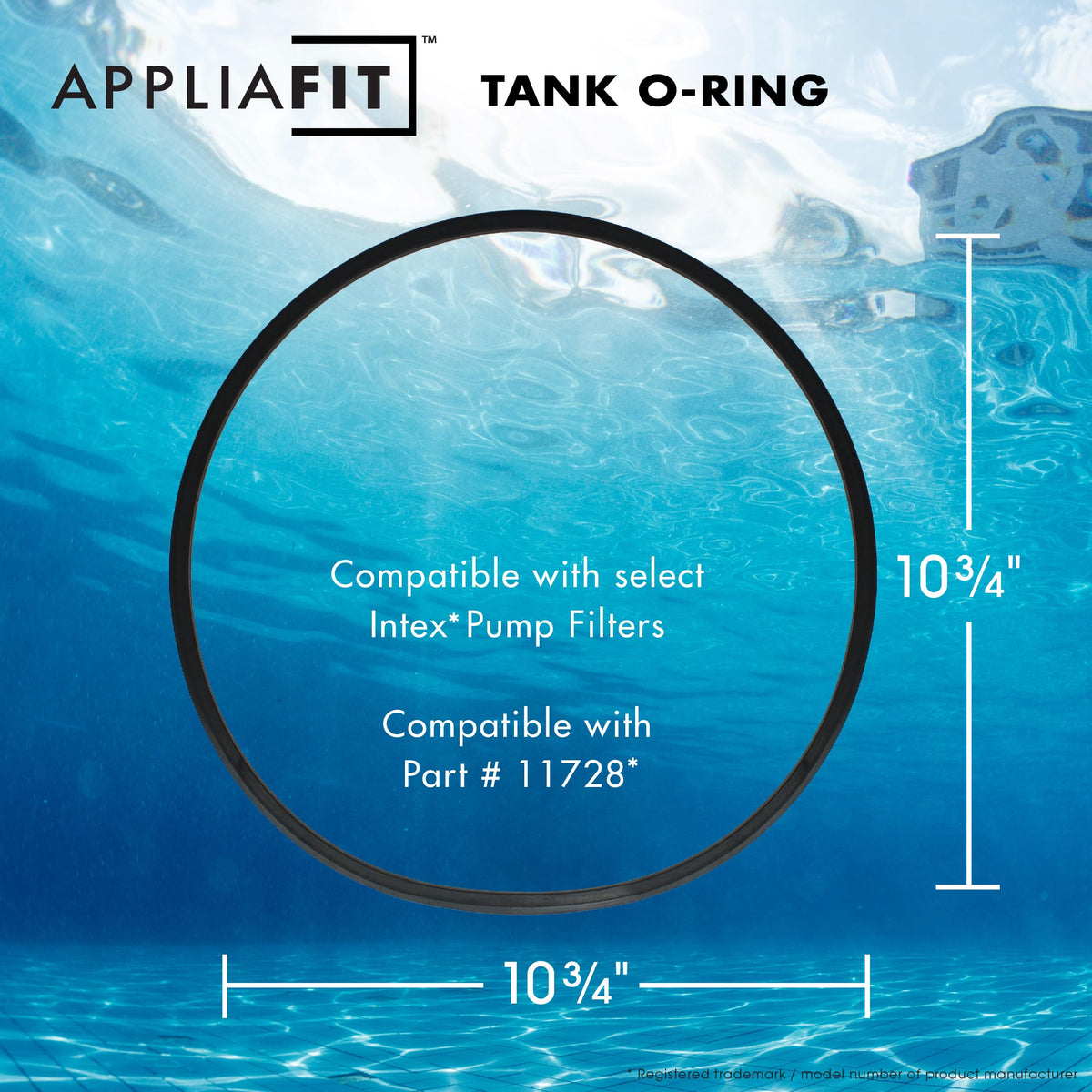 AppliaFit heavy-duty O-ring material for durable pool pump seals