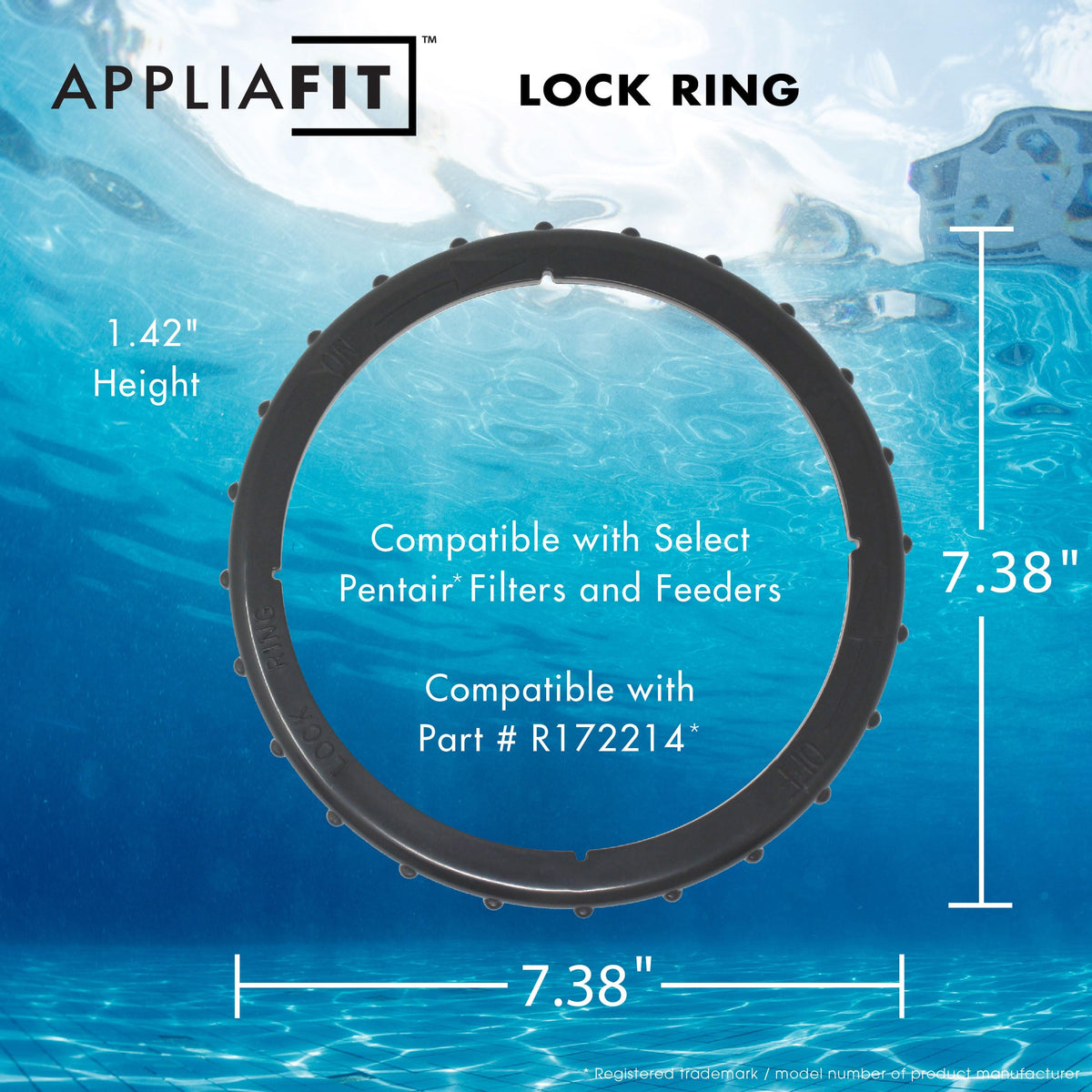 AppliaFit lock ring packaging highlighting ready-to-install replacement