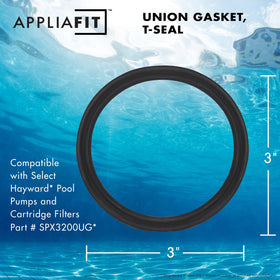 AppliaFit T-seal gasket on pump assembly illustrating secure, leak-safe seal.