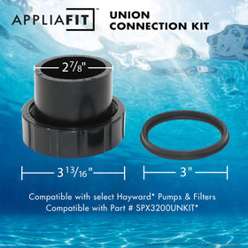 AppliaFit union connector kit for Tristar SP3200VSP pumps ensures secure connections