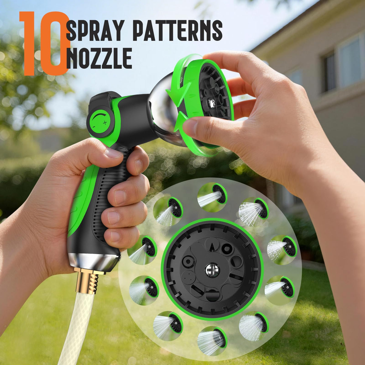 Applichef retractable hose reel leak-proof system for stable flow