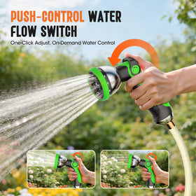 Applichef retractable hose reel portable carry with integrated handle