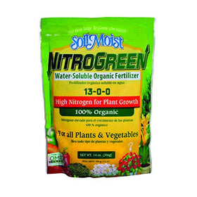 Close-up of NitroGreen applied to leafy greens for robust vegetative growth.