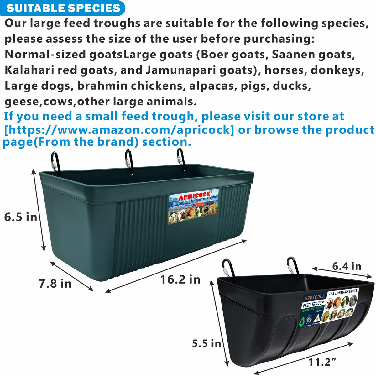 APRICOCK waterer bucket accessory for convenient livestock hydration.