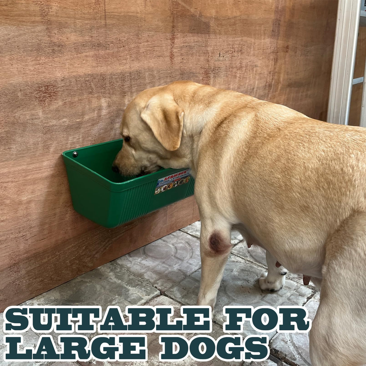 APRICOCK waterer bucket attachment — keeps water accessible with minimal spills.