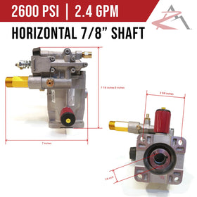 APW Distributing pressure washer pump compatibility for XR2600 models, ensuring proper fit and performance.