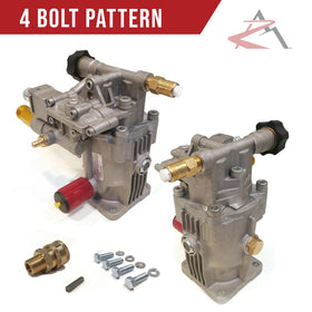 APW Distributing nozzle and hose attachment area for easy installation.