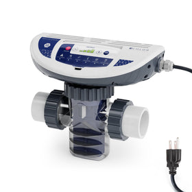 Close-up of APX E-CHLOR unit showing compact design for tight spaces.
