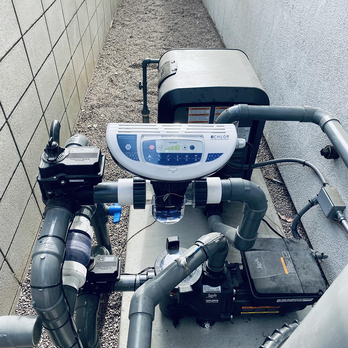 APX E-CHLOR potential savings versus traditional chlorination.