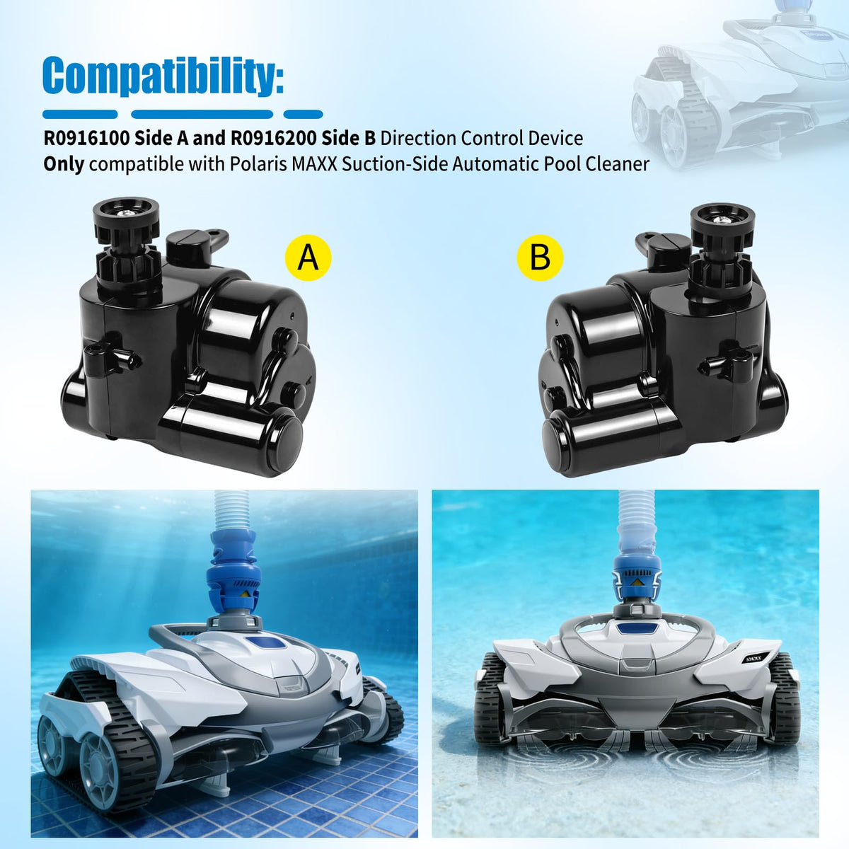 AQBB Polaris MAXX side A/B deviation-prevention device with secure fit.