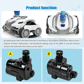 Durable AQBB Polaris MAXX plastic components resist pool chemicals.