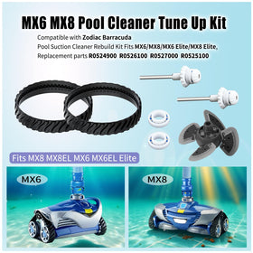 AQBB heavy-duty rubber tracks enhance grip on pool surfaces for MX6/MX8